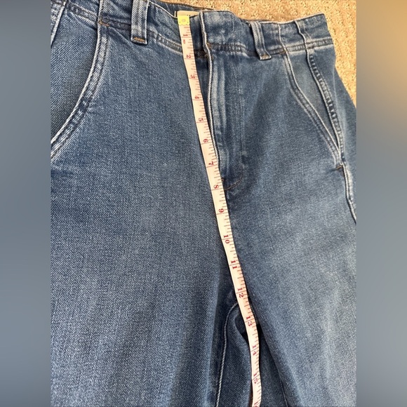 Madewell Tapered Denim Trousers Size 28 New With Tags - Picture 10 of 14